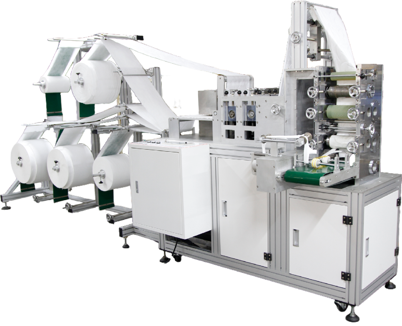 How many masks can a fully automatic folding mask machine produce per minute?